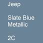 Preview: Jeep, Slate Blue Metallic, 2C.